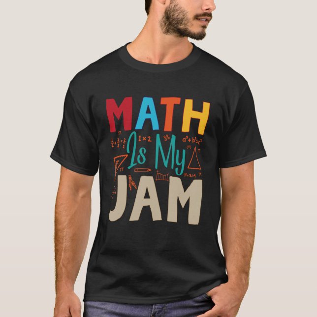 Mathe ist mein Jam T-Shirt (Vorderseite)