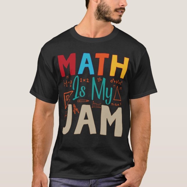 Mathe ist mein Jam T-Shirt (Vorderseite)