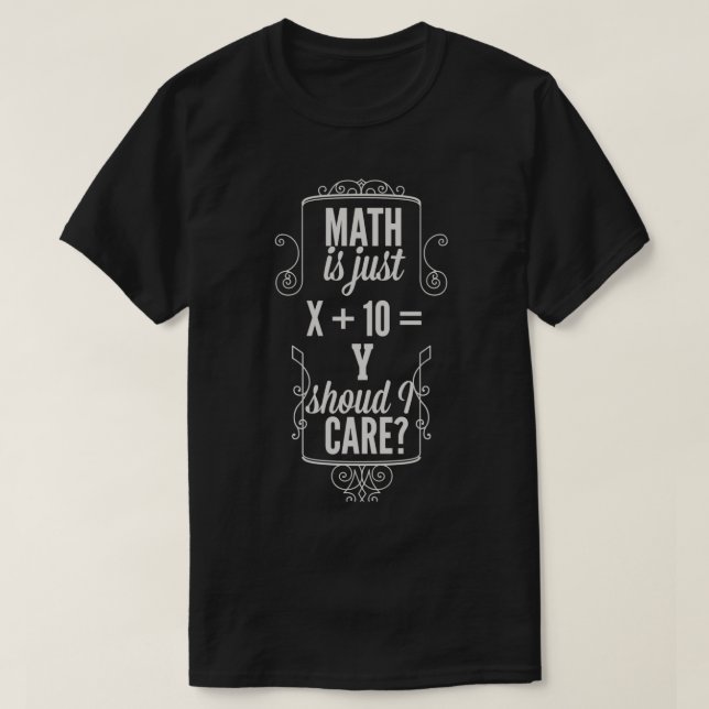 Mathe ist nur T-Shirt (Design vorne)