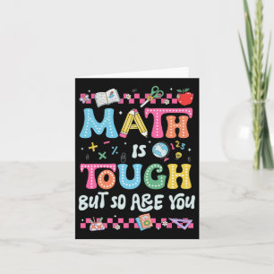 Mathe ist schwer, aber du bist wieder zurück zur M Karte