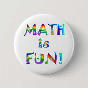 Mathe ist Spaß Button