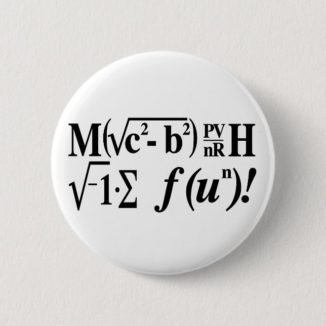 Mathe ist Spaß! Button (Vorderseite)