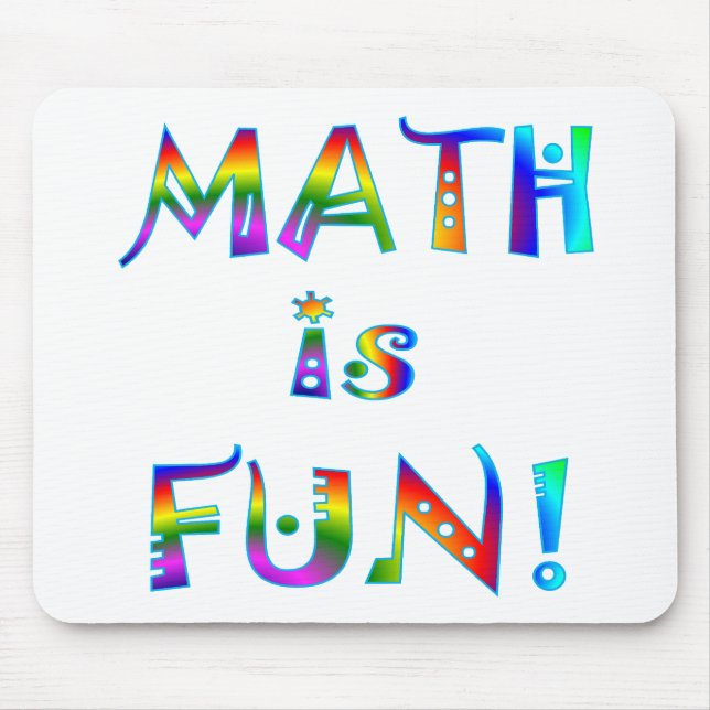 Mathe ist Spaß Mousepad (Vorne)