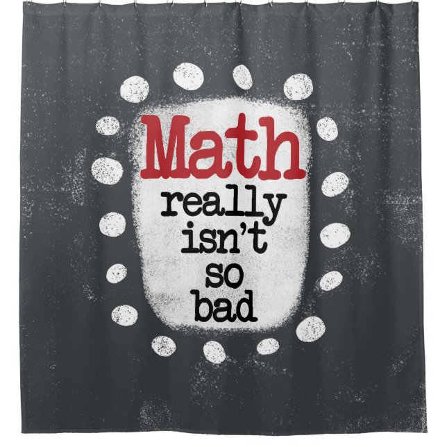 Mathe ist wirklich nicht so schlecht duscht Vorhan Duschvorhang (Vorderseite)
