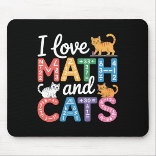 Mathe-Katzenliebhaber Lustiger Mathe-Lehrer Ich Li Mousepad
