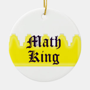 Mathe-König Keramikornament