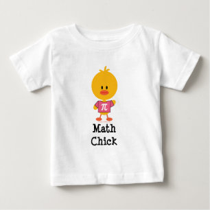 Mathe-Küken-Säuglings-T-Shirt Baby T-shirt