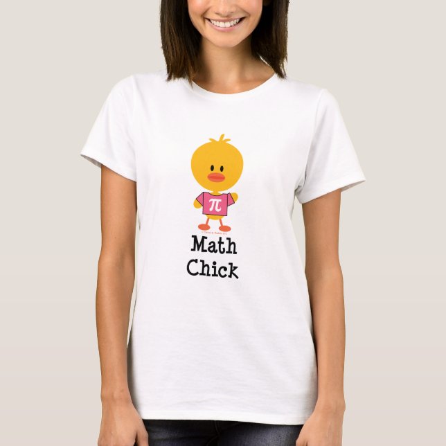 Mathe-Küken-T-Shirt T-Shirt (Vorderseite)