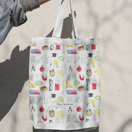 Mathe Lehrer Custom Colorful