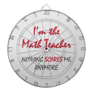 Mathe-Lehrer Dartscheibe