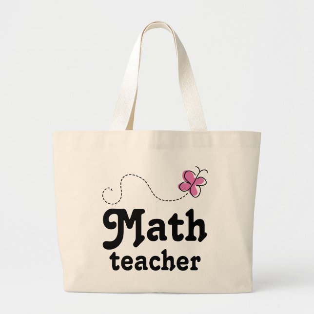 Mathe-Lehrer-Geschenk-Idee Jumbo Stoffbeutel (Vorne)