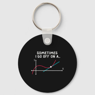 Mathe-Lehrer-Geschenke - Manchmal schweife ich ab Schlüsselanhänger