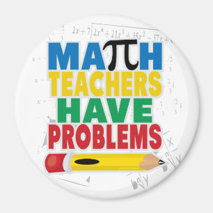 Mathe-Lehrer haben Probleme Magnet