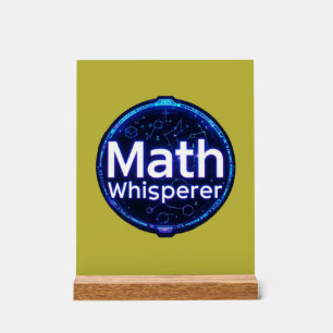 Mathe-Lehrer Mathe-Flüsterer Acrylschild