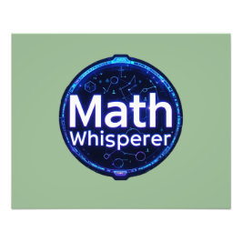Mathe-Lehrer Mathe-Flüsterer Fotodruck