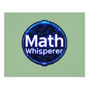 Mathe-Lehrer Mathe-Flüsterer Fotodruck