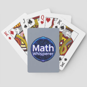 Mathe-Lehrer Mathe-Flüsterer Spielkarten