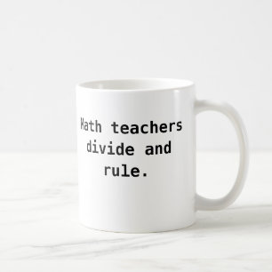 Mathe-Lehrer-Tasse - Verteilungs-und Tasse
