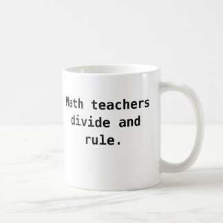 Mathe-Lehrer-Tasse - Verteilungs-und Tasse