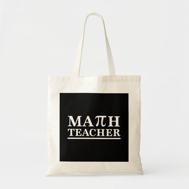 Mathe-Lehrer Tragetasche (Vorne)