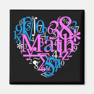 Mathe-Liebe Magnet