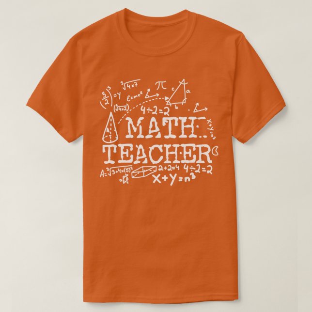 Mathe Liebhaber T-Shirt (Design vorne)