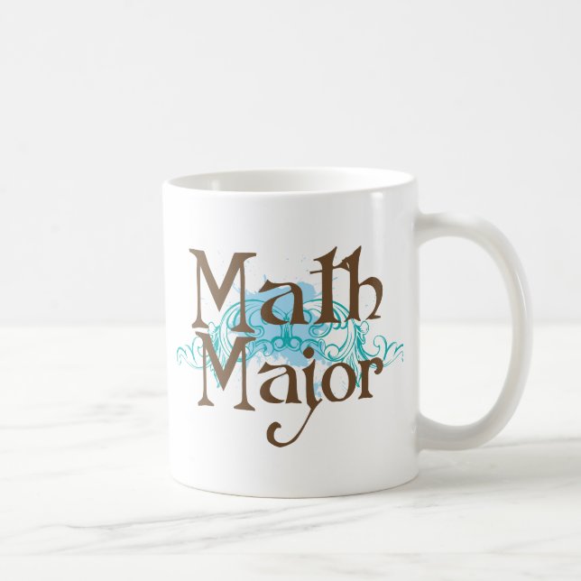 Mathe-Major Geschenk Kaffeetasse (Rechts)