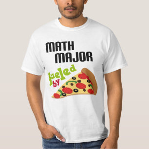 Mathe-Major Geschenk (Pizza) T-Shirt