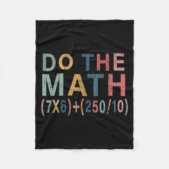 Mathe-Meme Lustiges Geschenk für Lehrer, Schüler M Fleecedecke (Vorderseite)