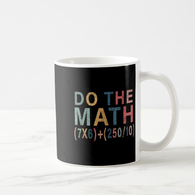 Mathe-Meme Lustiges Geschenk für Lehrer, Schüler M Kaffeetasse (Rechts)