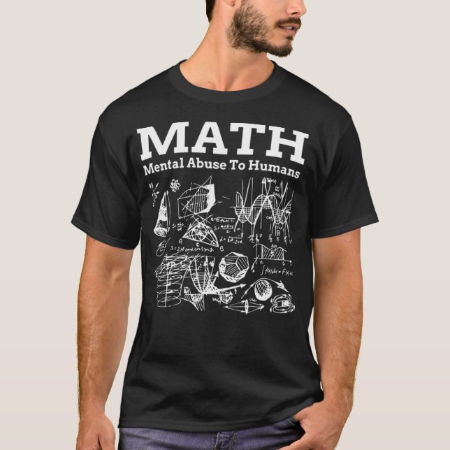 Mathe Mental Missuse To Humans ranch Hexe T-Shirt (Vorderseite)