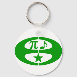 Mathe-Musik-Esperanto - Symbol-Schlüsselanhänger Schlüsselanhänger