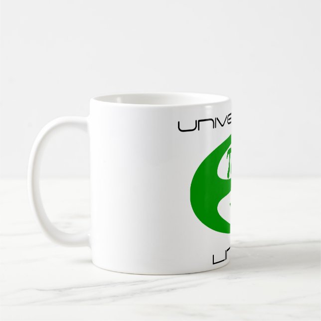Mathe-Musik-Esperanto - Symbol-Tasse Kaffeetasse (Links)