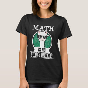 Mathe No Prob Llama Lehrer Statistiker Buchhalter T-Shirt