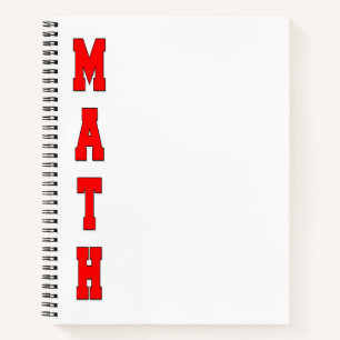 Mathe Notizbuch