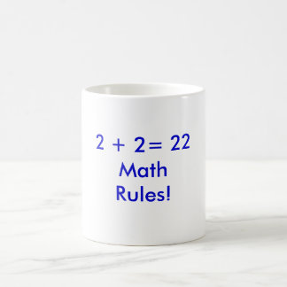 Mathe ordnet Tasse an