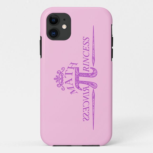 Mathe-Prinzessin Case-Mate iPhone Hülle (Rückseite)