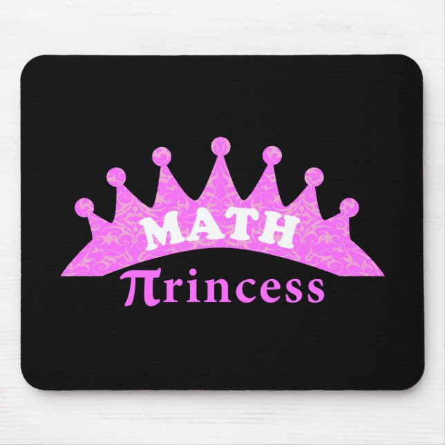 Mathe-Prinzessin Mousepad (Vorne)