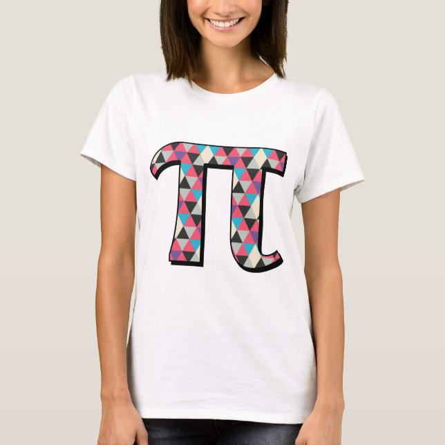 Mathe-PU mit coolem Diamant-Muster T-Shirt (Vorderseite)