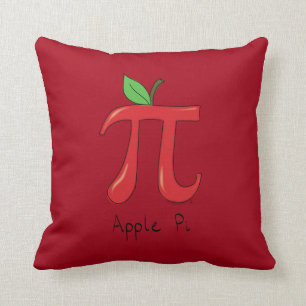 Mathe-PU-Tageskissen Apple-PUs niedliches Kissen