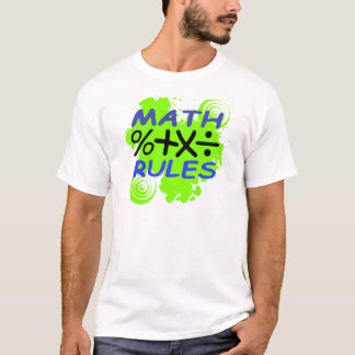 Mathe-Regeln T-Shirt