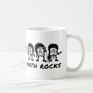 Mathe Rocks Akademischer Rockband Humor Kaffeetasse