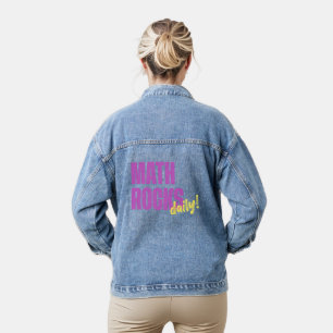 Mathe Rocks Täglich! Cool Jeansjacke
