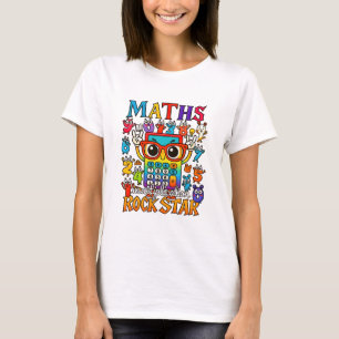Mathe-Rockstar-T-Shirt für Lehrer und Schulen T-Shirt