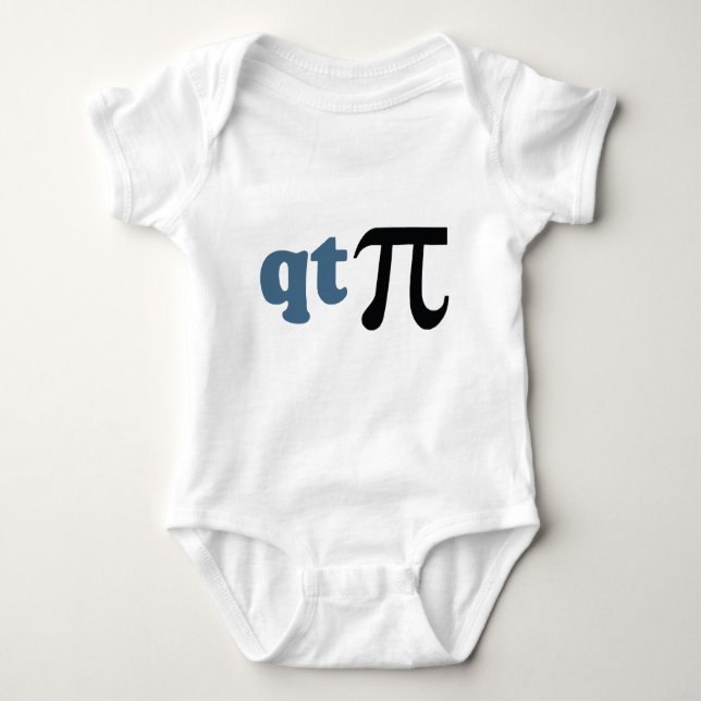 Mathe-Spaß - niedlicher T-Shirt-PU Baby Strampler (Vorderseite)