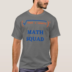 Mathe Squad Mah liebt Mathe Teacher Geschenk 2 T-Shirt