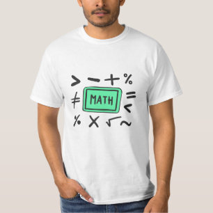 Mathe-Symbole für Schüler und Eltern T-Shirt
