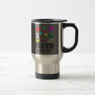 Mathe-Symbole Reisebecher