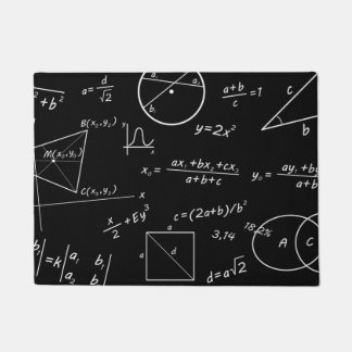 Mathe-Tafel Fußmatte