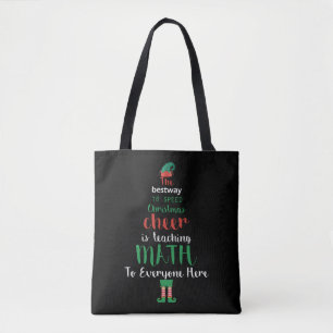 Mathe Teacher Christmas Elf Geschenkdesign